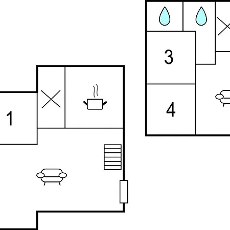 In With Kitchen Appartement *